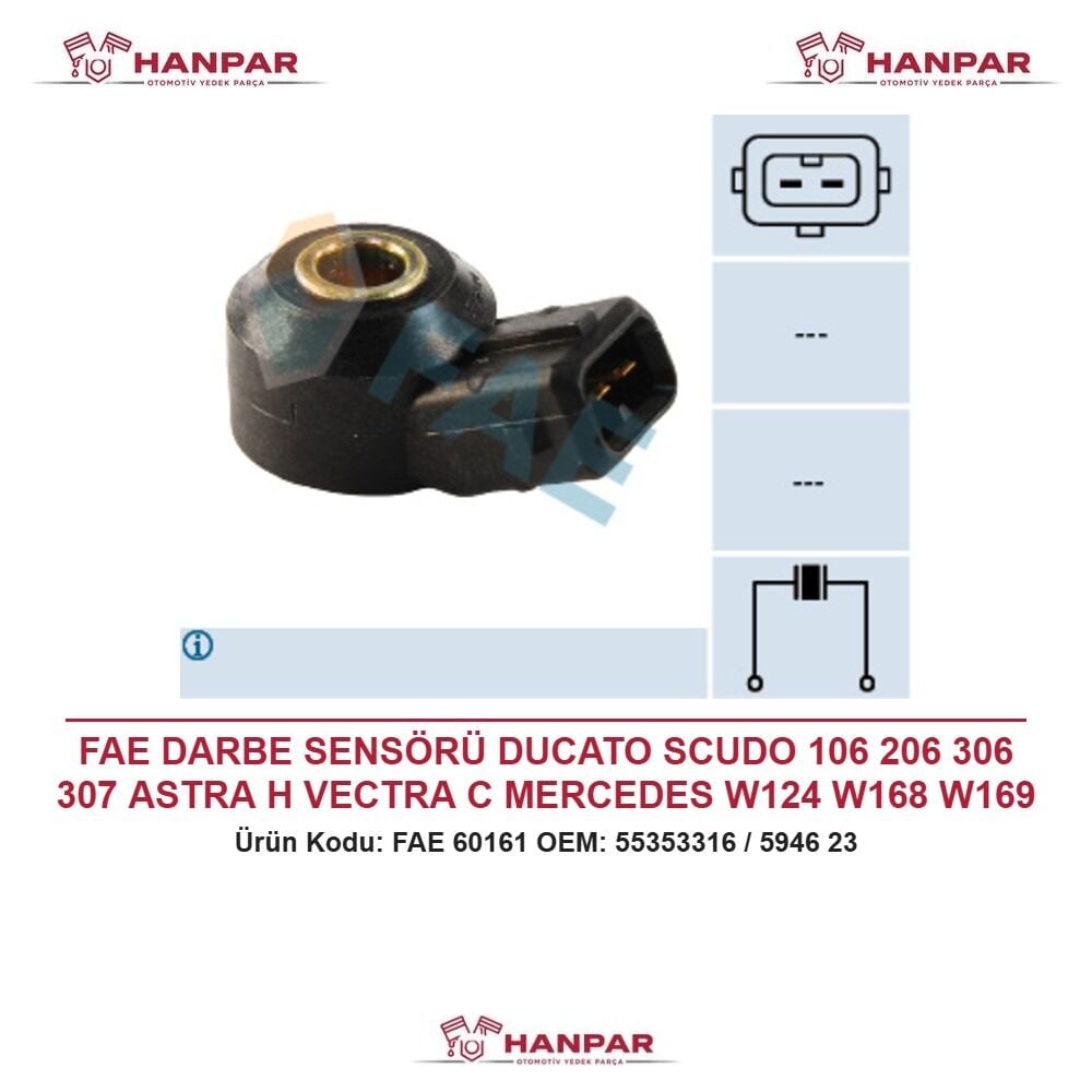 FAE DARBE SENSÖRÜ DUCATO SCUDO 106 206 306 307 ASTRA H VECTRA C MERCEDES W124 W168 W169 00-