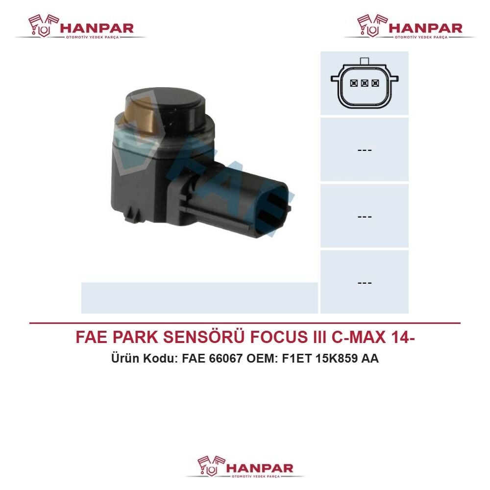 FAE PARK SENSÖRÜ FOCUS III C-MAX 14-