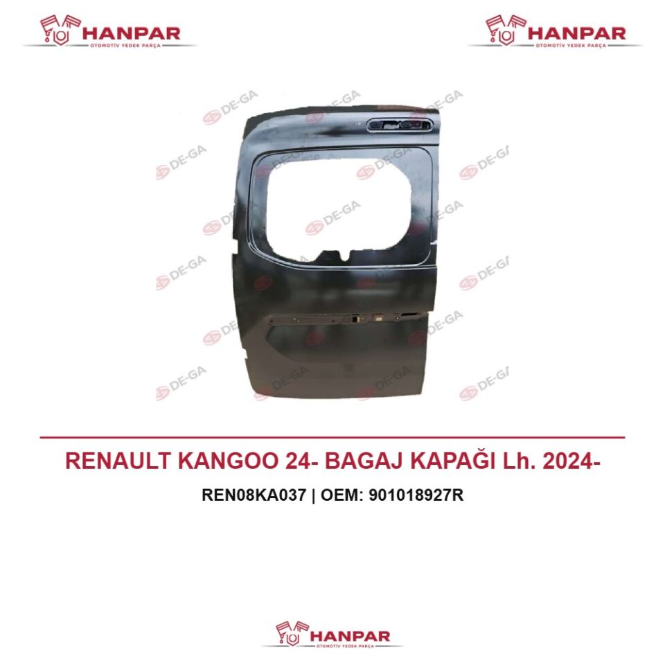 RENAULT KANGOO 24- BAGAJ KAPAĞI Lh. 2024-