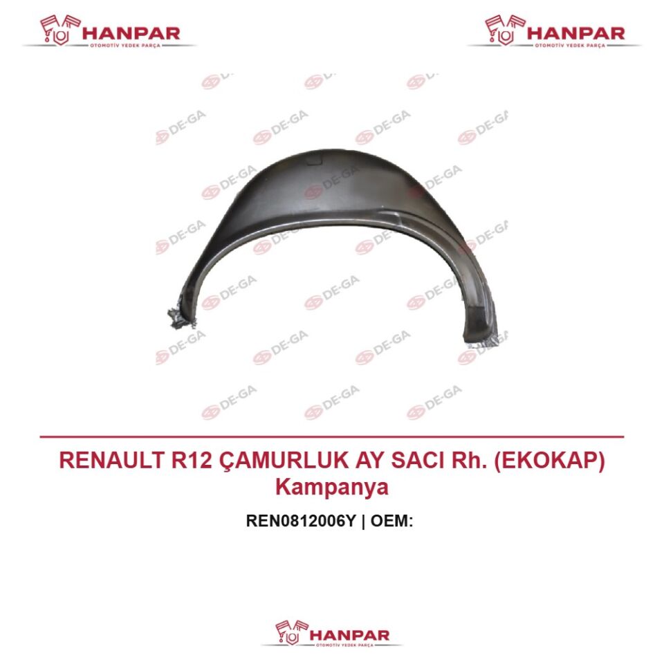 RENAULT R12 ÇAMURLUK AY SACI Rh. (EKOKAP) Kampanya
