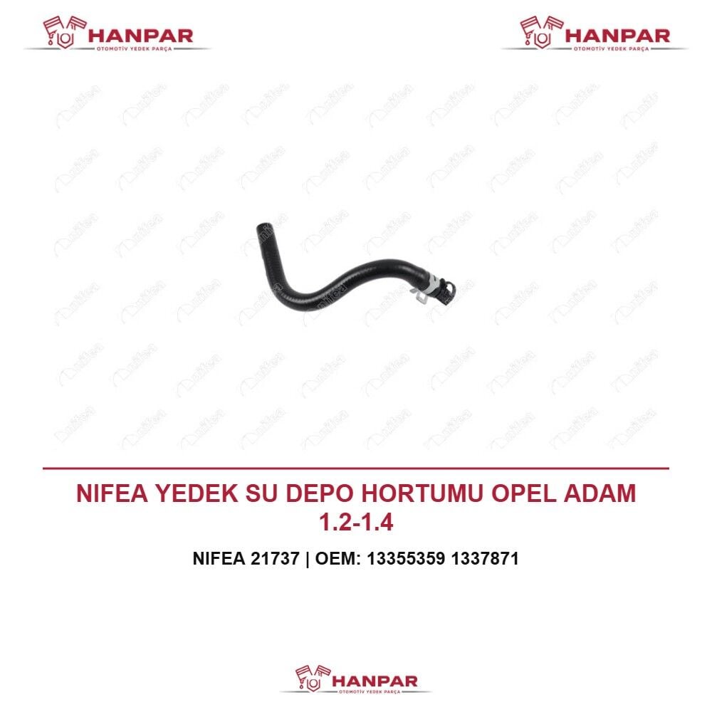 NIFEA YEDEK SU DEPO HORTUMU OPEL ADAM 1.2-1.4