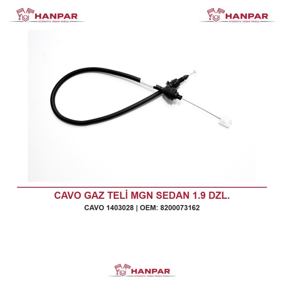 CAVO GAZ TELİ MGN SEDAN 1.9 DZL.