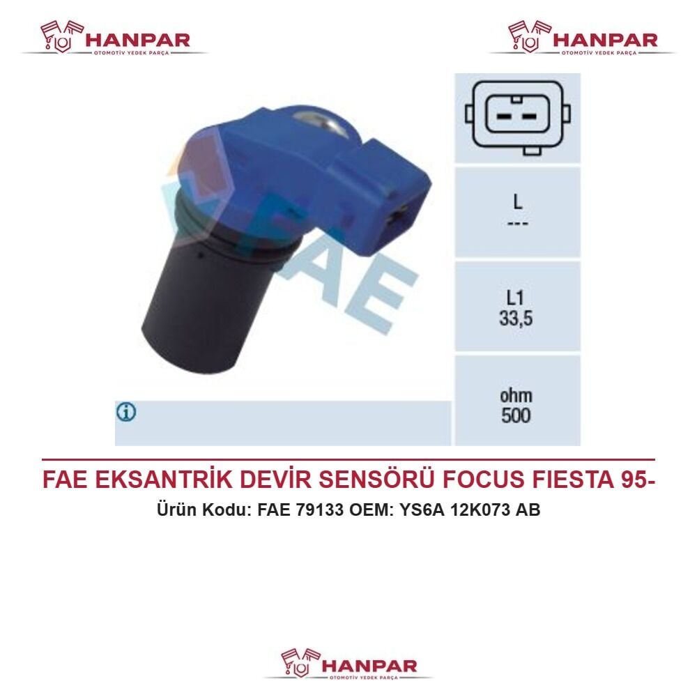 FAE EKSANTRİK DEVİR SENSÖRÜ FOCUS FIESTA 95-
