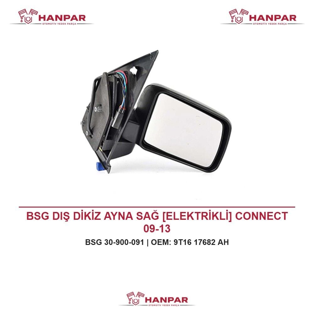 BSG DIŞ DİKİZ AYNA SAĞ [ELEKTRİKLİ] CONNECT 09-13