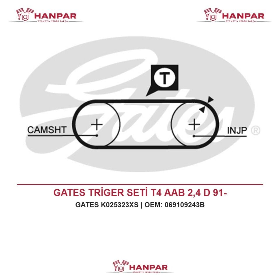 GATES TRİGER SETİ T4 AAB 2,4 D 91-