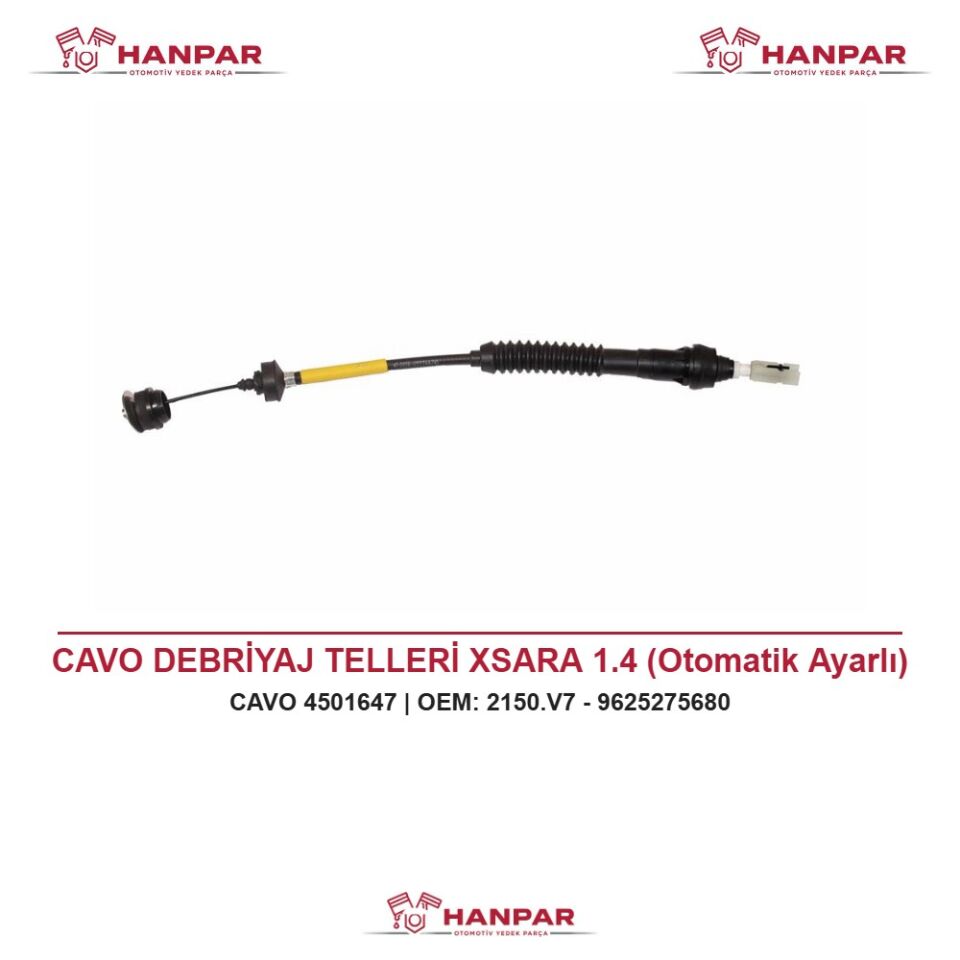 CAVO DEBRİYAJ TELLERİ XSARA 1.4 (Otomatik Ayarlı)