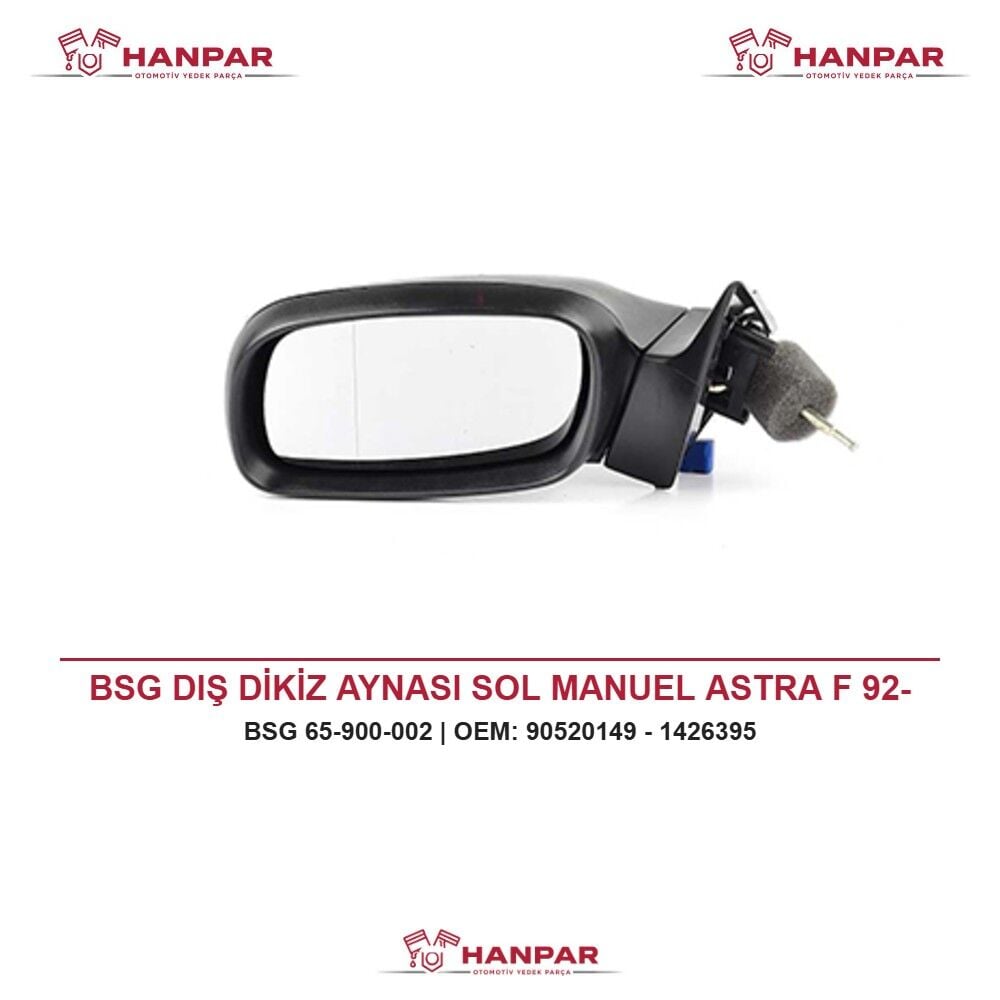 BSG DIŞ DİKİZ AYNASI SOL MANUEL ASTRA F 92-