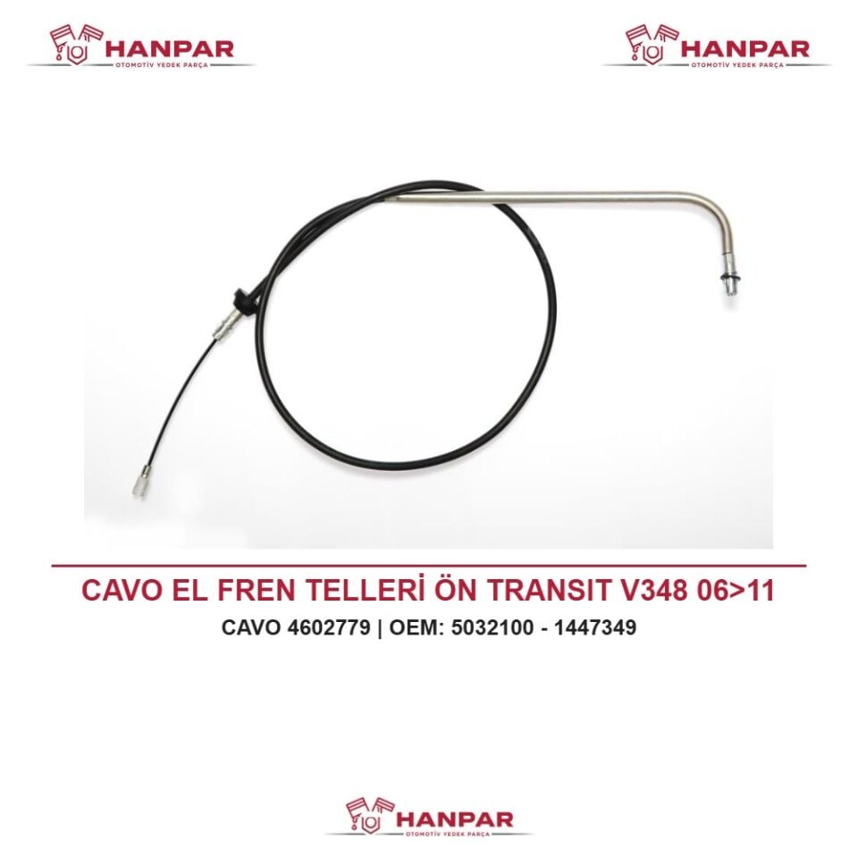 CAVO EL FREN TELLERİ ÖN TRANSIT V348 06>11