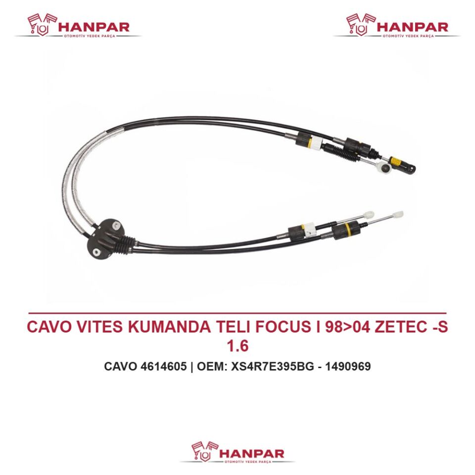 CAVO VITES KUMANDA TELI FOCUS I 98>04 ZETEC -S 1.6