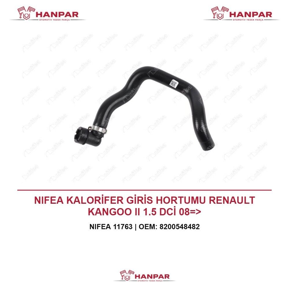 NIFEA KALORİFER GİRİS HORTUMU RENAULT KANGOO II 1.5 DCİ 08=>