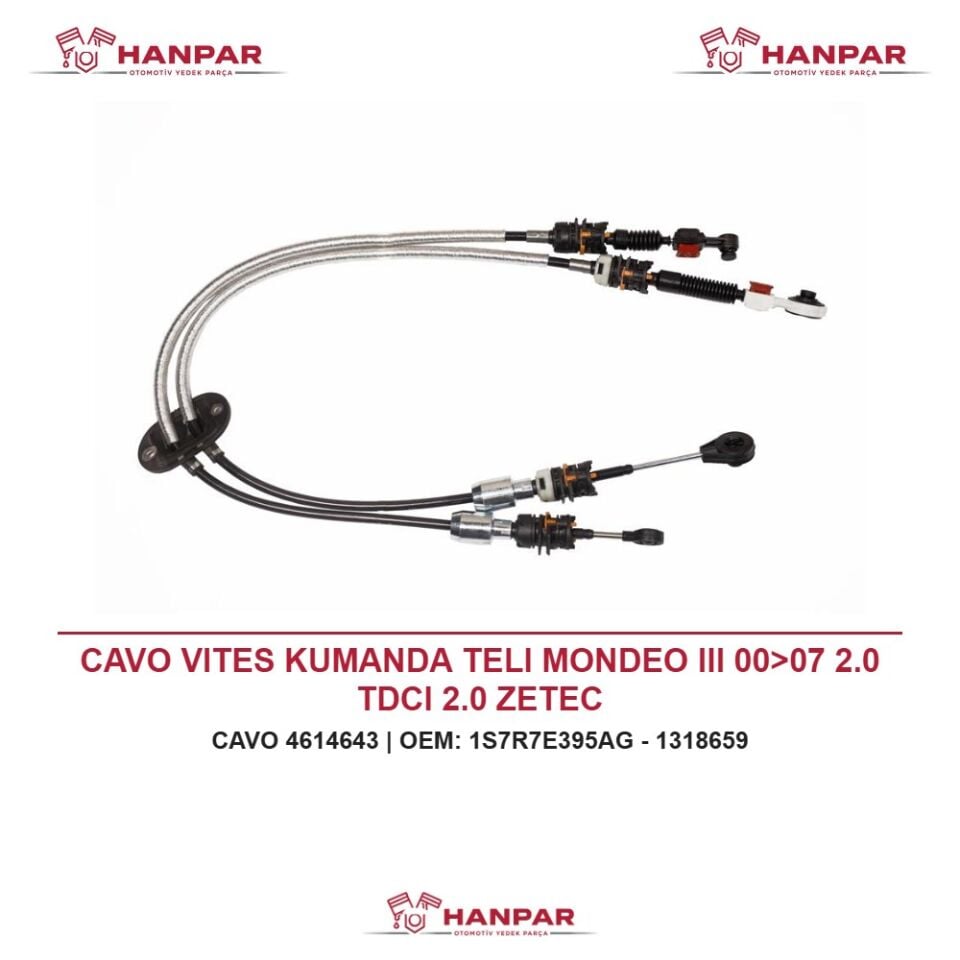 CAVO VITES KUMANDA TELI MONDEO III 00>07 2.0 TDCI 2.0 ZETEC