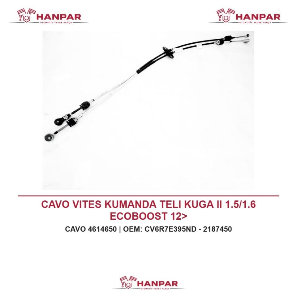 CAVO VITES KUMANDA TELI KUGA II 1.5/1.6 ECOBOOST 12>
