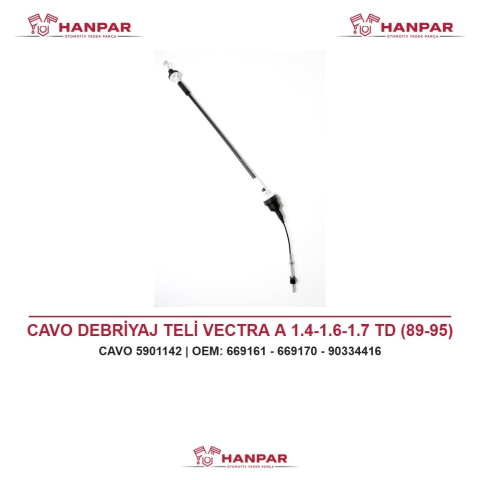 CAVO DEBRİYAJ TELİ VECTRA A 1.4-1.6-1.7 TD (89-95)
