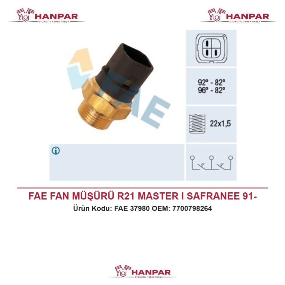 FAE FAN MÜŞÜRÜ R21 MASTER I SAFRANEE 91-