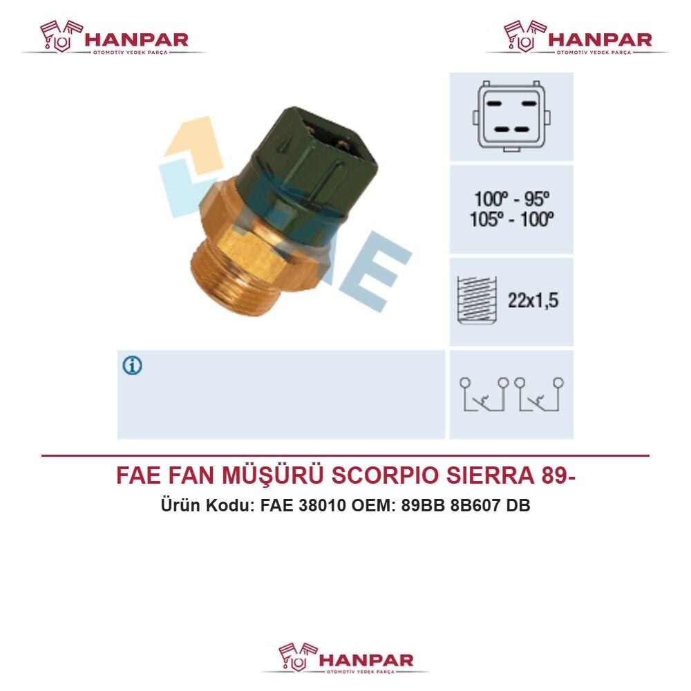 FAE FAN MÜŞÜRÜ SCORPIO SIERRA 89-
