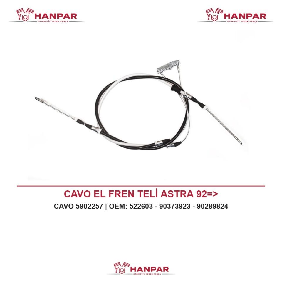 CAVO EL FREN TELİ ASTRA 92=>