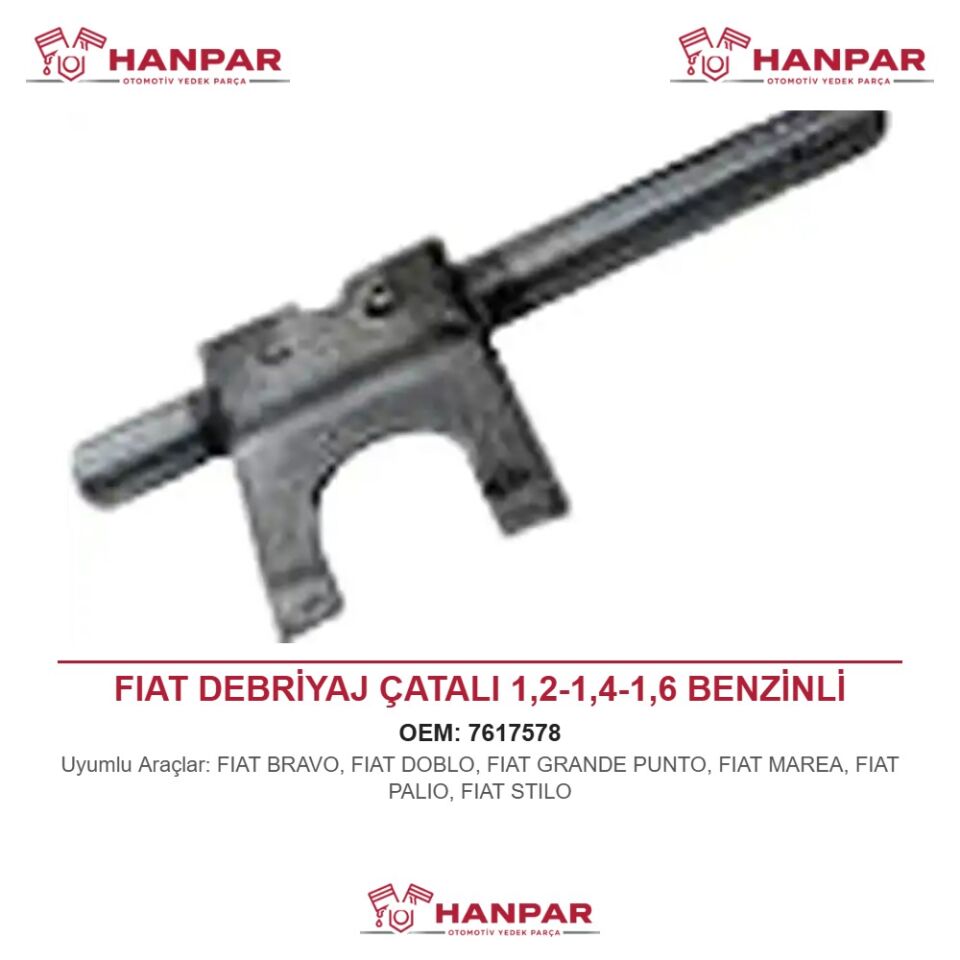 FIAT GRANDE PUNTO DEBRİYAJ ÇATALI 1,2-1,4-1,6 BENZİNLİ