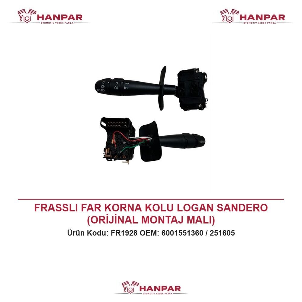 FRASSLI FAR KORNA KOLU LOGAN SANDERO (ORİJİNAL MONTAJ MALI)