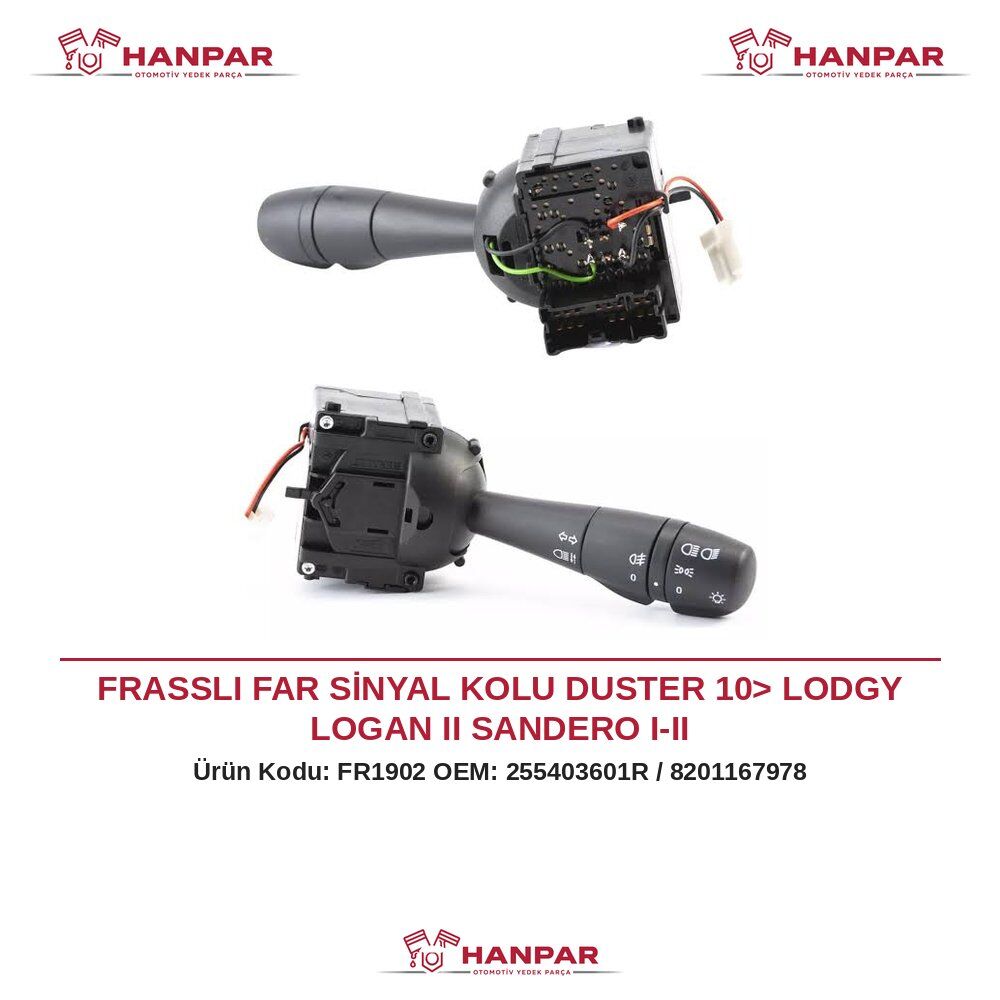 FRASSLI FAR SİNYAL KOLU DUSTER 10> LODGY LOGAN II SANDERO I-II