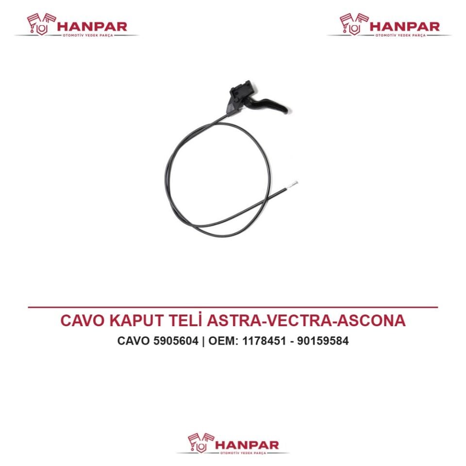 CAVO KAPUT TELİ ASTRA-VECTRA-ASCONA