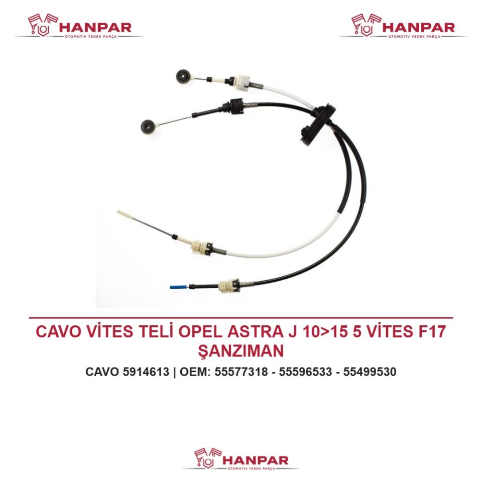 CAVO VİTES TELİ OPEL ASTRA J 10>15 5 VİTES F17 ŞANZIMAN