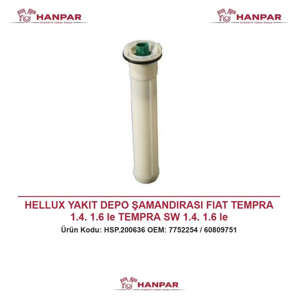 HELLUX YAKIT DEPO ŞAMANDIRASI FIAT TEMPRA 1.4. 1.6 Ie TEMPRA SW 1.4. 1.6 Ie