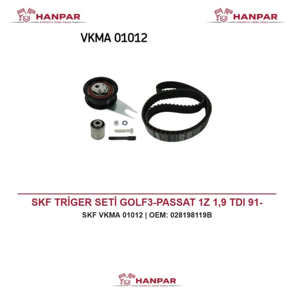 SKF TRİGER SETİ GOLF3-PASSAT 1Z 1,9 TDI 91-