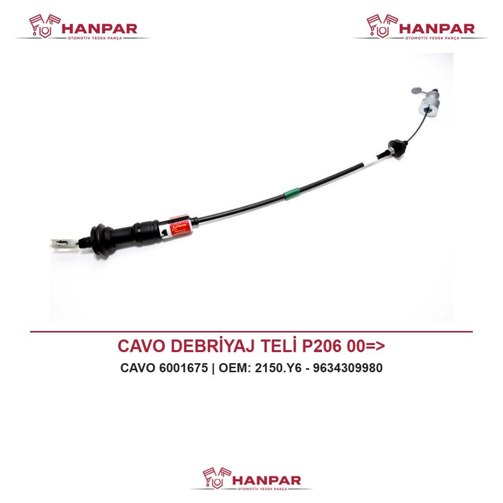 CAVO DEBRİYAJ TELİ P206 00=>