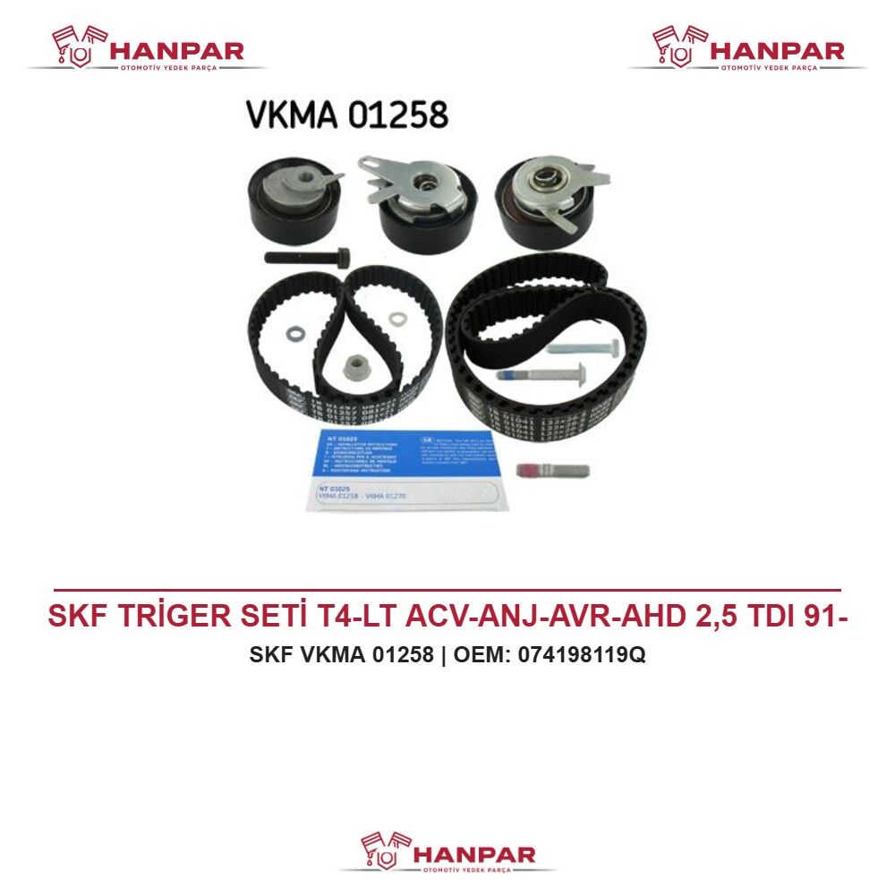SKF TRİGER SETİ T4-LT ACV-ANJ-AVR-AHD 2,5 TDI 91-
