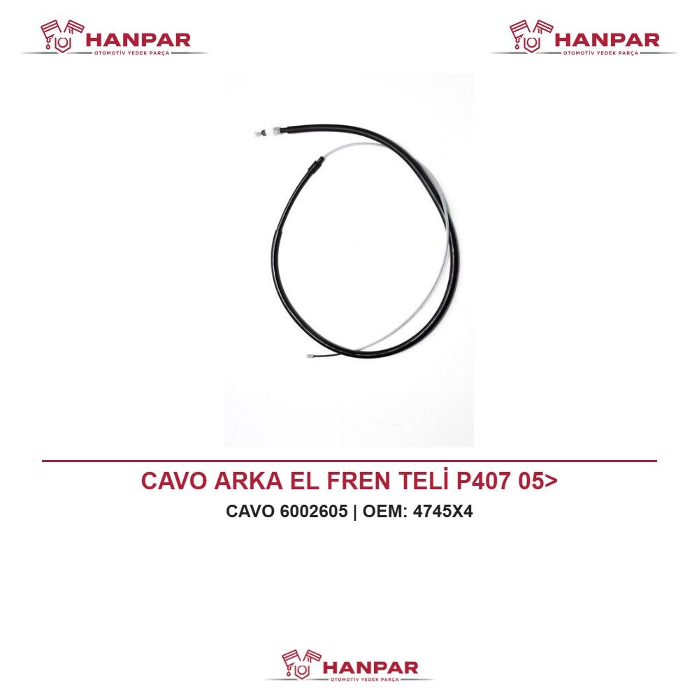 CAVO ARKA EL FREN TELİ P407 05>
