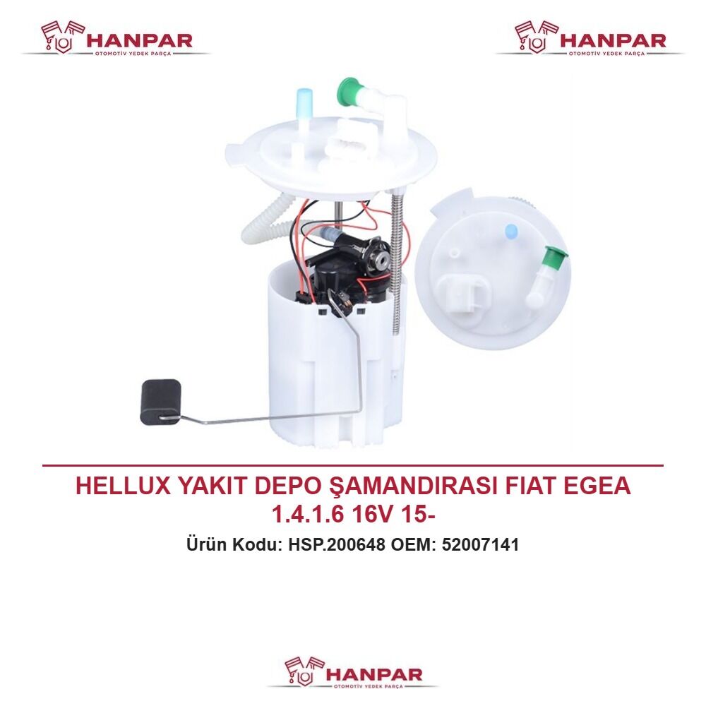 HELLUX YAKIT DEPO ŞAMANDIRASI FIAT EGEA 1.4.1.6 16V 15-