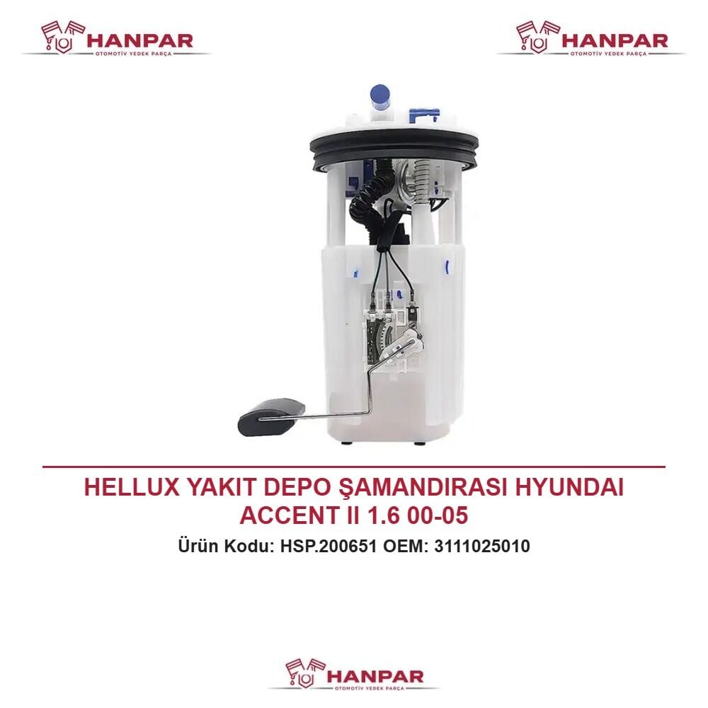 HELLUX YAKIT DEPO ŞAMANDIRASI HYUNDAI ACCENT II 1.6 00-05