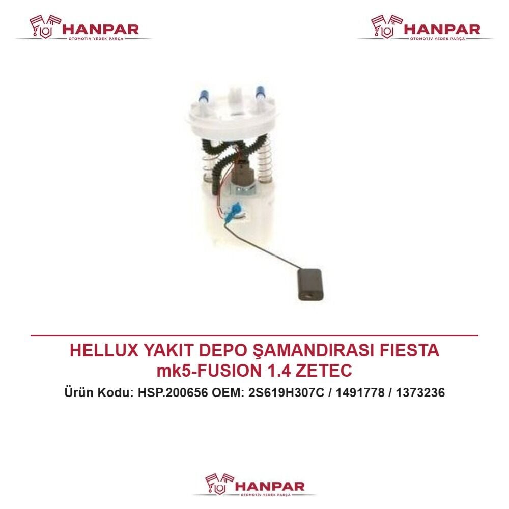 HELLUX YAKIT DEPO ŞAMANDIRASI FIESTA mk5-FUSION 1.4 ZETEC