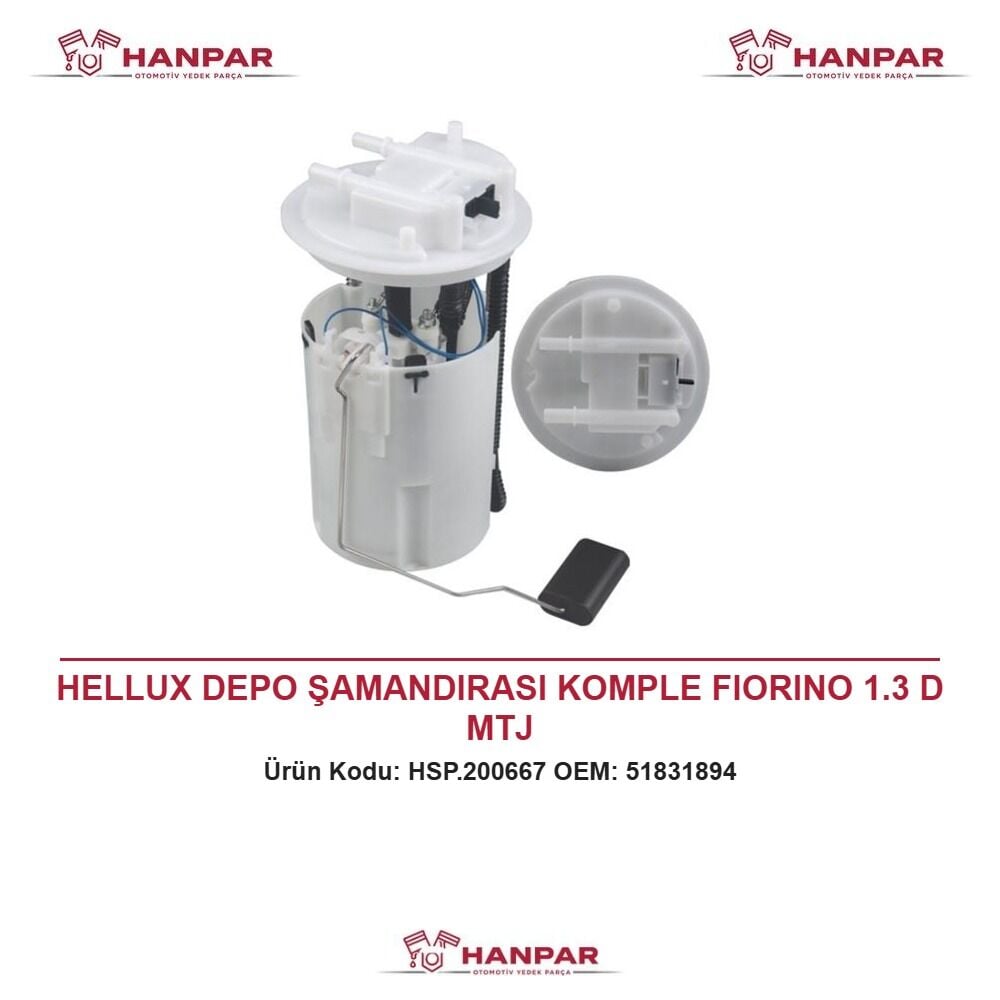 HELLUX DEPO ŞAMANDIRASI KOMPLE FIORINO 1.3 D MTJ