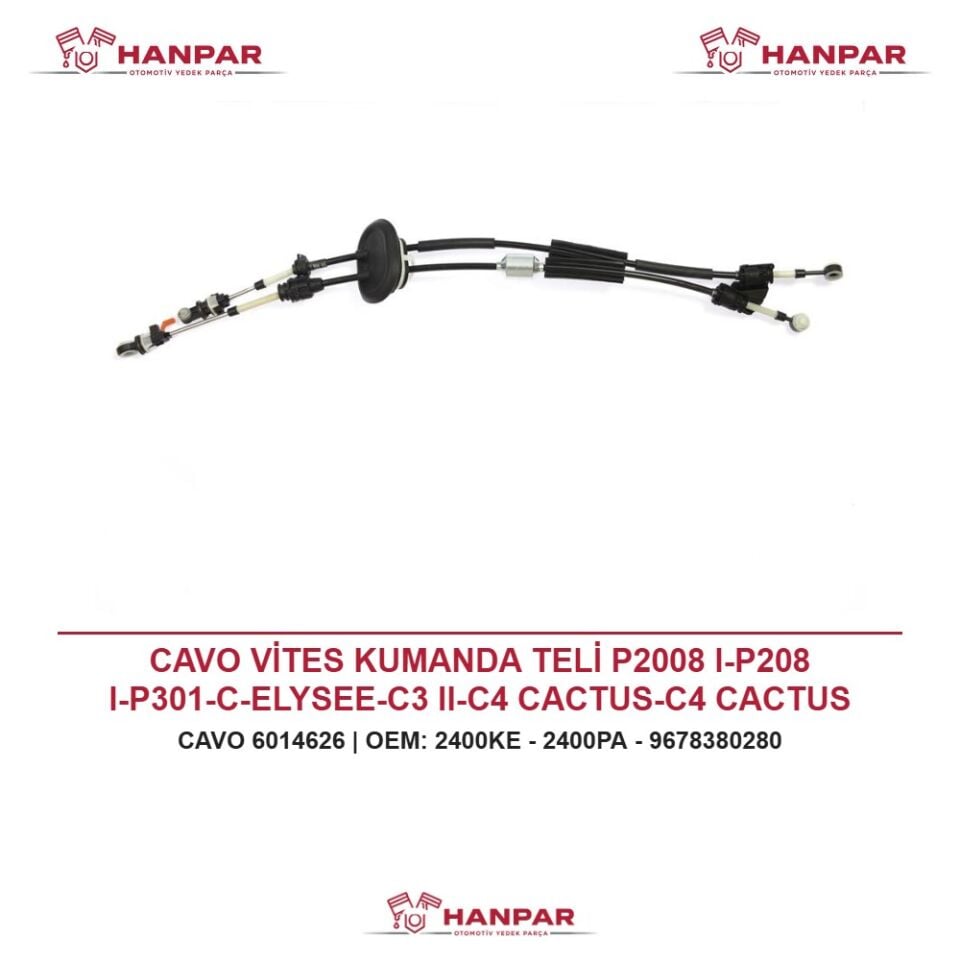 CAVO VİTES KUMANDA TELİ P2008 I-P208 I-P301-C-ELYSEE-C3 II-C4 CACTUS-C4 CACTUS VAN-DS3 (BE4R ŞANZIMAN)