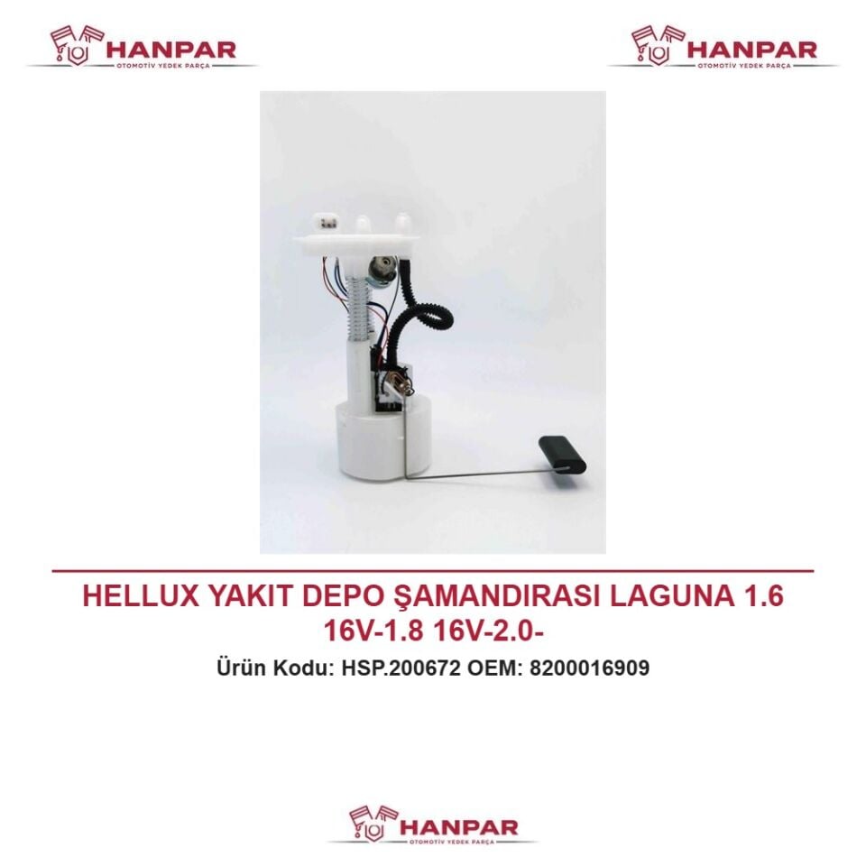 HELLUX YAKIT DEPO ŞAMANDIRASI LAGUNA 1.6 16V-1.8 16V-2.0-