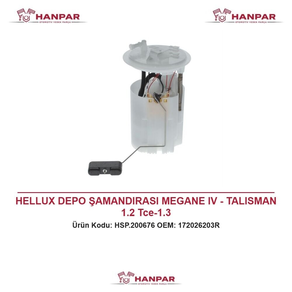 HELLUX DEPO ŞAMANDIRASI MEGANE IV - TALISMAN 1.2 Tce-1.3