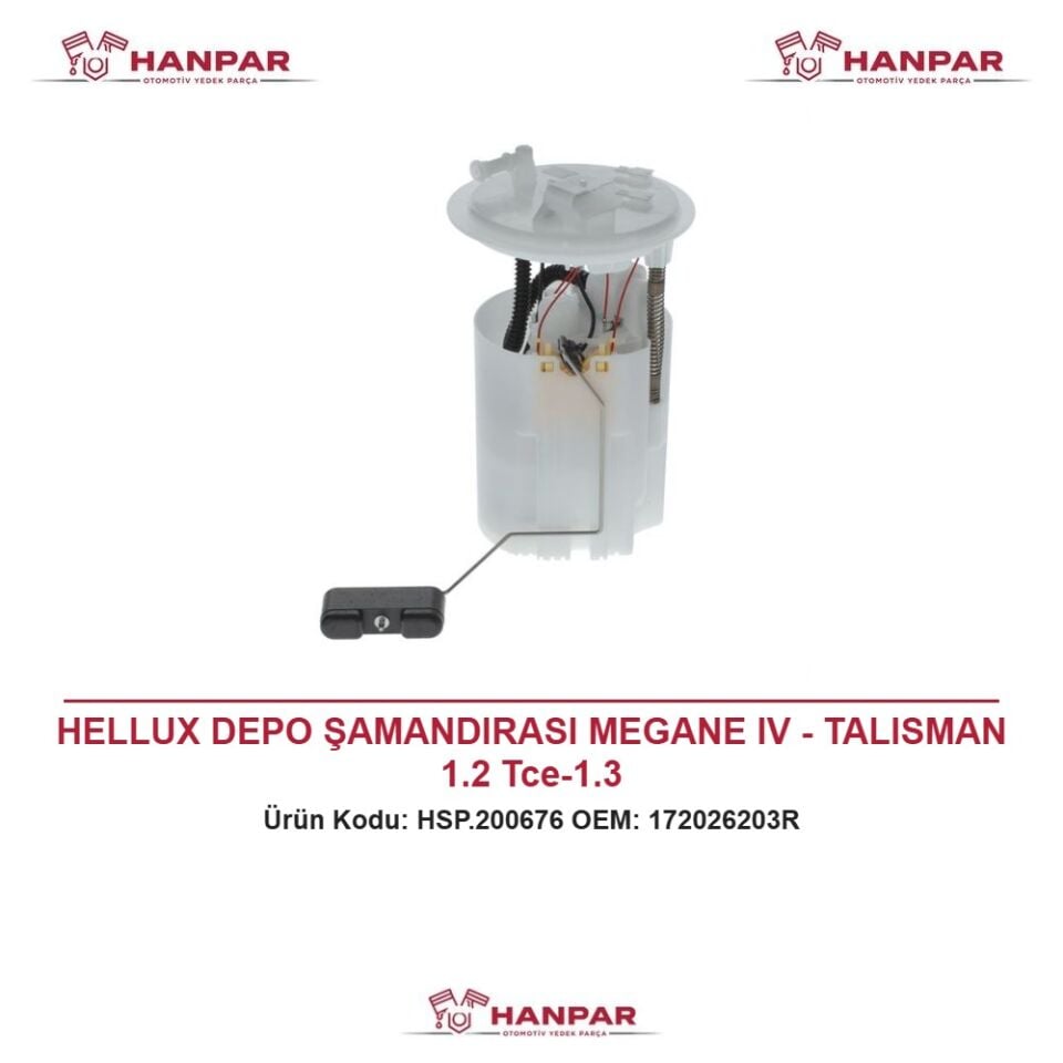 HELLUX DEPO ŞAMANDIRASI MEGANE IV - TALISMAN 1.2 Tce-1.3