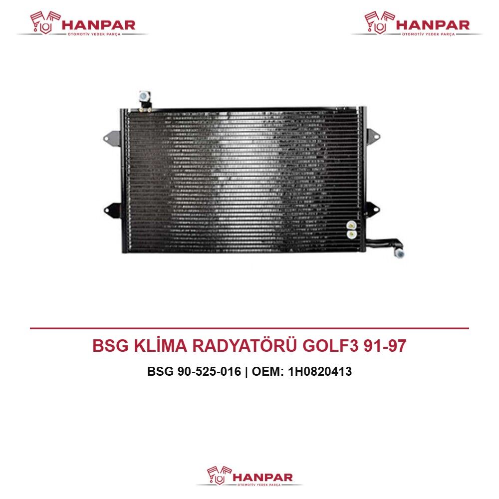 BSG KLİMA RADYATÖRÜ GOLF3 91-97