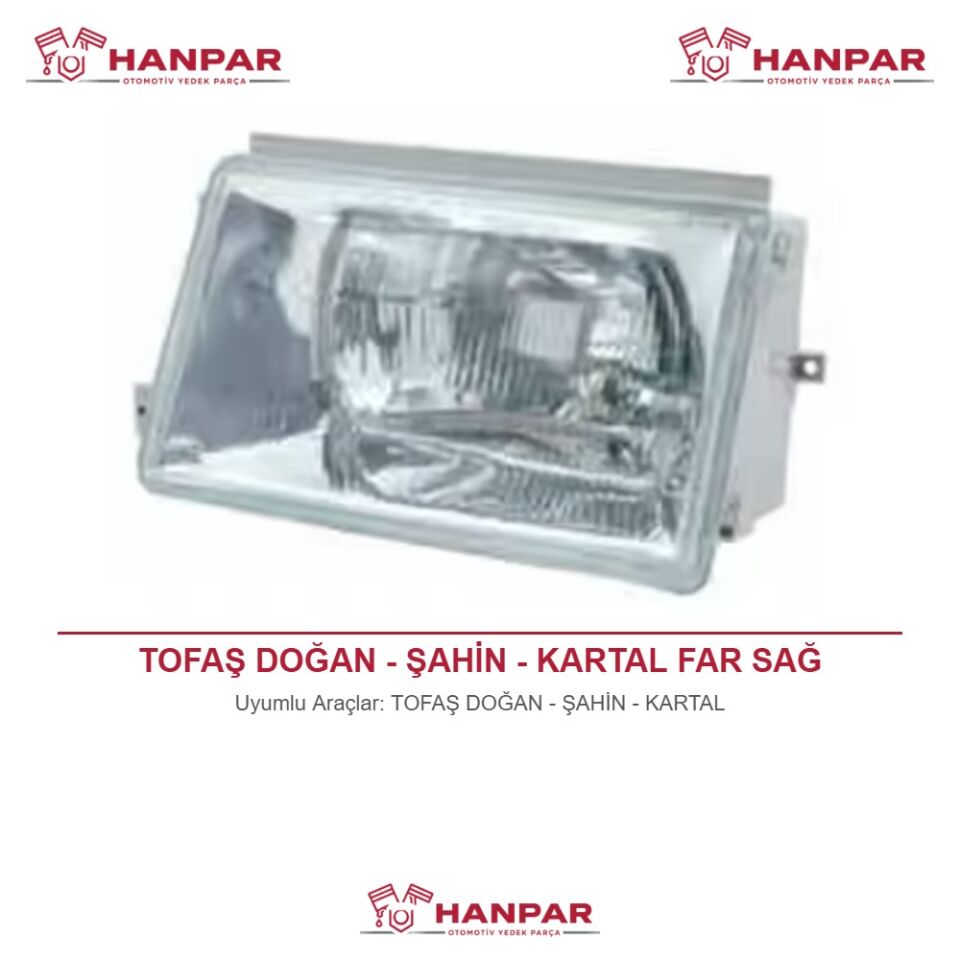 TOFAŞ DOĞAN - ŞAHİN - KARTAL FAR SAĞ