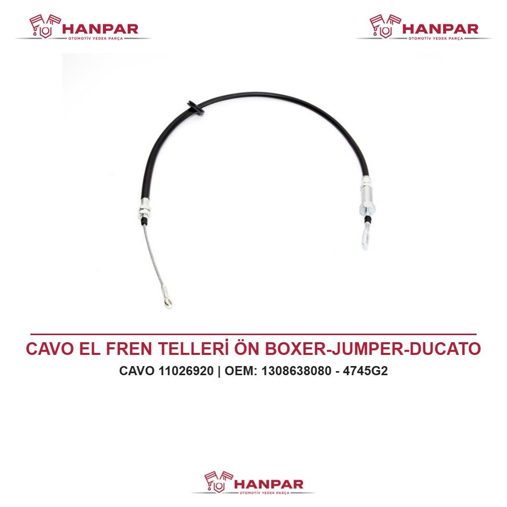 CAVO EL FREN TELLERİ ÖN BOXER-JUMPER-DUCATO