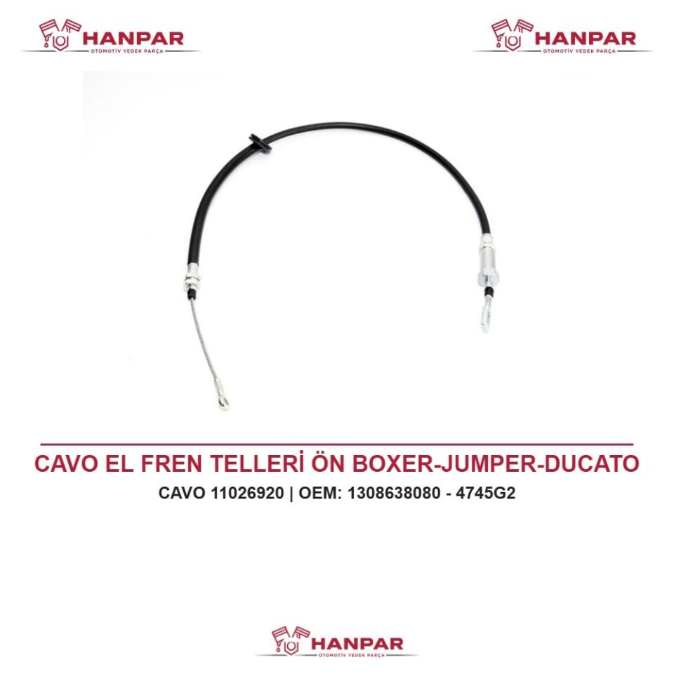 CAVO EL FREN TELLERİ ÖN BOXER-JUMPER-DUCATO