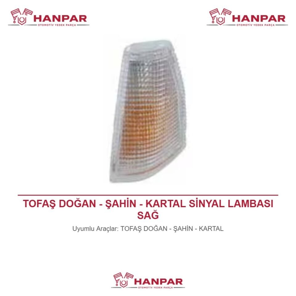 TOFAŞ DOĞAN - ŞAHİN - KARTAL SİNYAL LAMBASI SAĞ