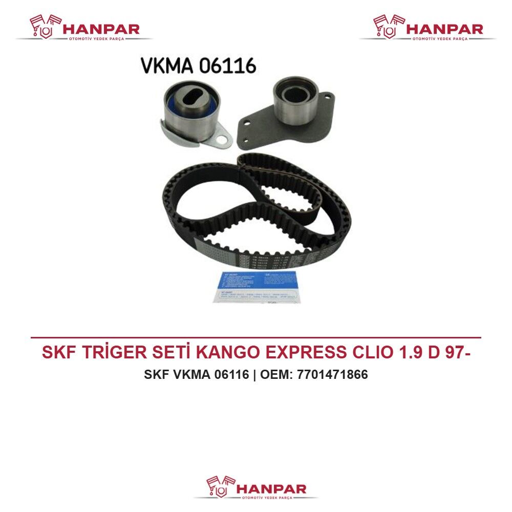 SKF TRİGER SETİ KANGO EXPRESS CLIO 1.9 D 97-