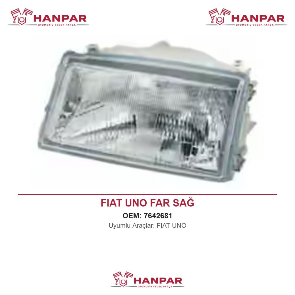 FIAT UNO FAR SAĞ