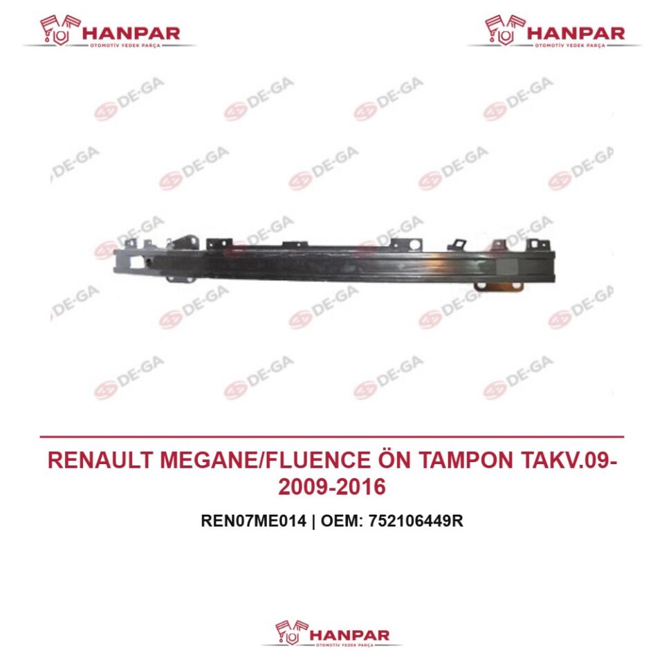 RENAULT MEGANE/FLUENCE ÖN TAMPON TAKV.09- 2009-2016