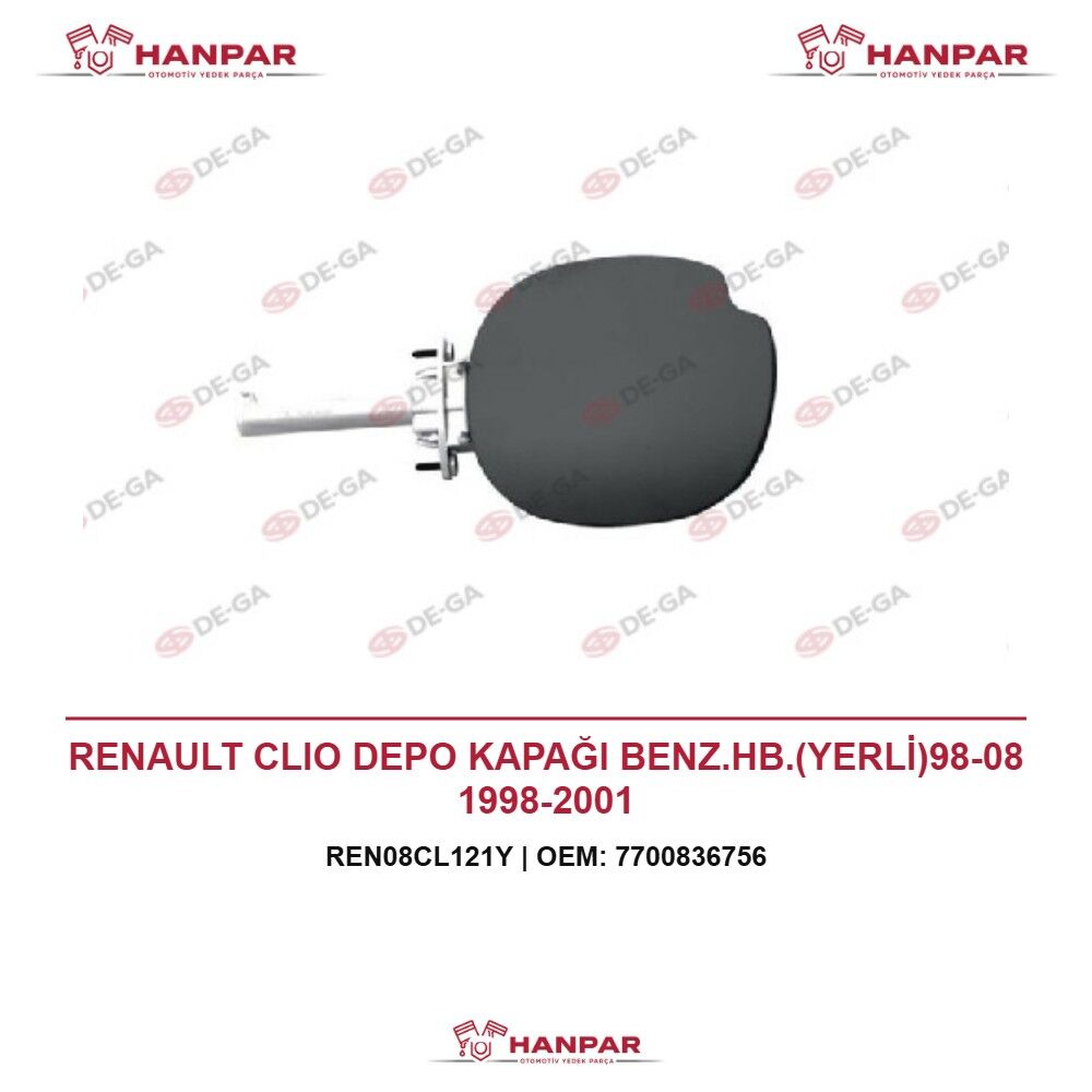 RENAULT CLIO DEPO KAPAĞI BENZ.HB.(YERLİ)98-08 1998-2001