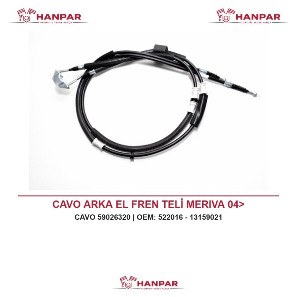 CAVO ARKA EL FREN TELİ MERIVA 04>
