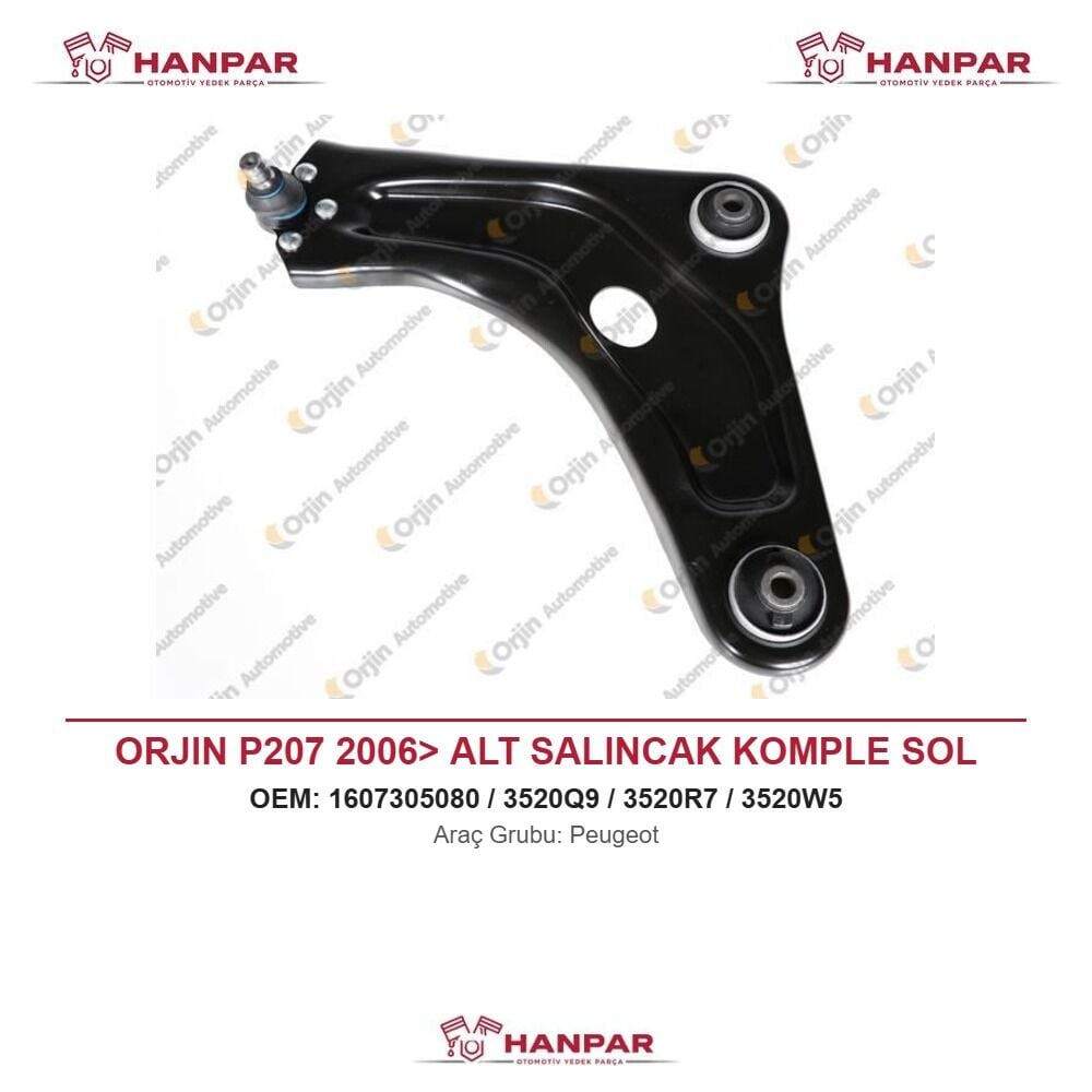 ORJIN P207 2006> ALT SALINCAK KOMPLE SOL