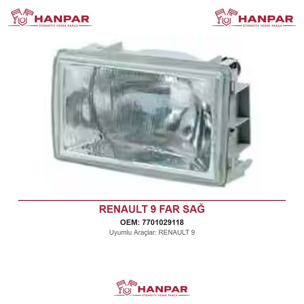 RENAULT 9 FAR SAĞ